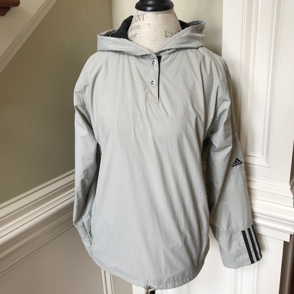 adidas Jackets & Blazers - Adidas Lightweight Jacket Pullover Medium Gray